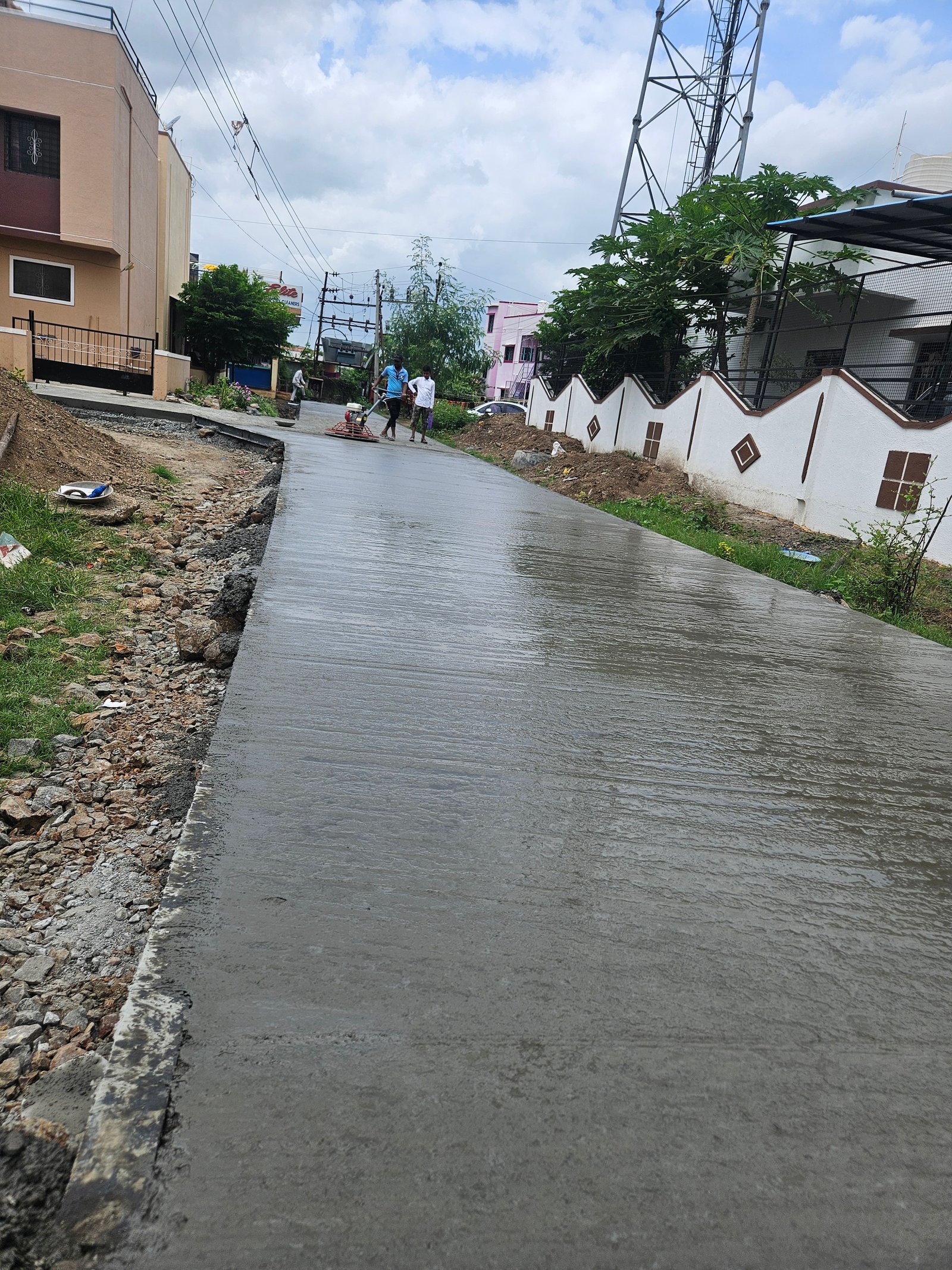 Cement Concrete Road Construction Service Cement Concrete Road Construction Service